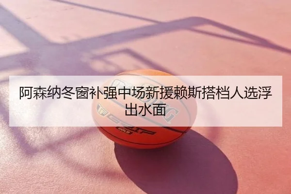 阿森纳冬窗补强中场新援赖斯搭档人选浮出水面
